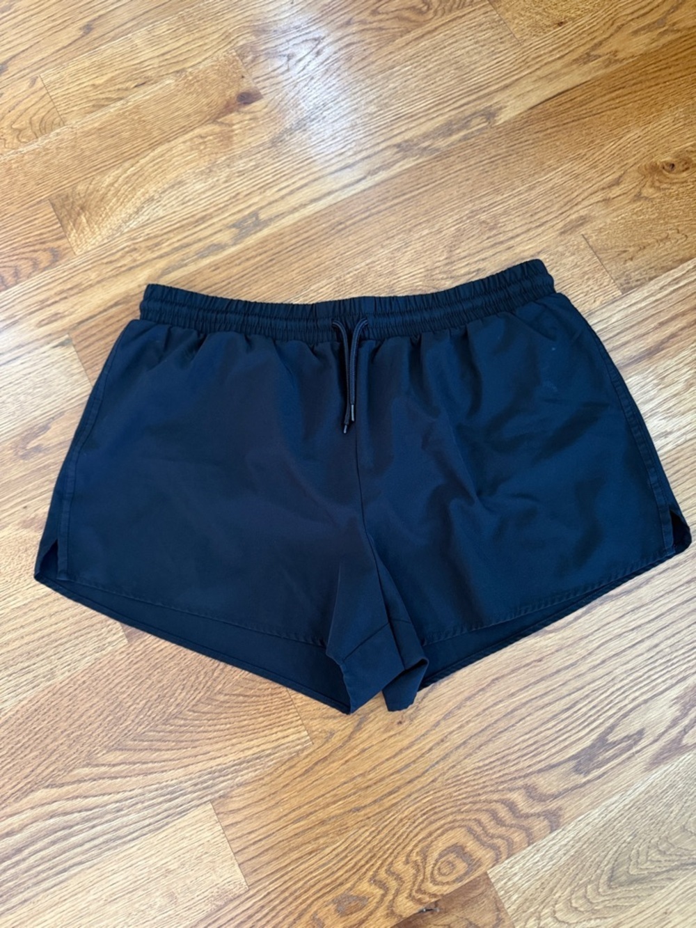 Crown & Ivy Black Athletic Shorts XL Lined Drawstring Active